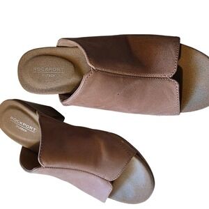 Rockport Vivianne ‎ Women's Slide Tan Sandals 6